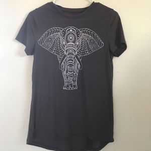 Zoe + Liv Elephant Graphic T-shirt